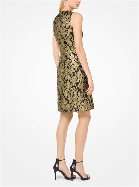 gold michael kors sequin dress2019|Michael Kors floral dress.